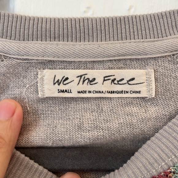 WE THE FREE Varcity Longsleeve Crop Top - Picture 7 of 11